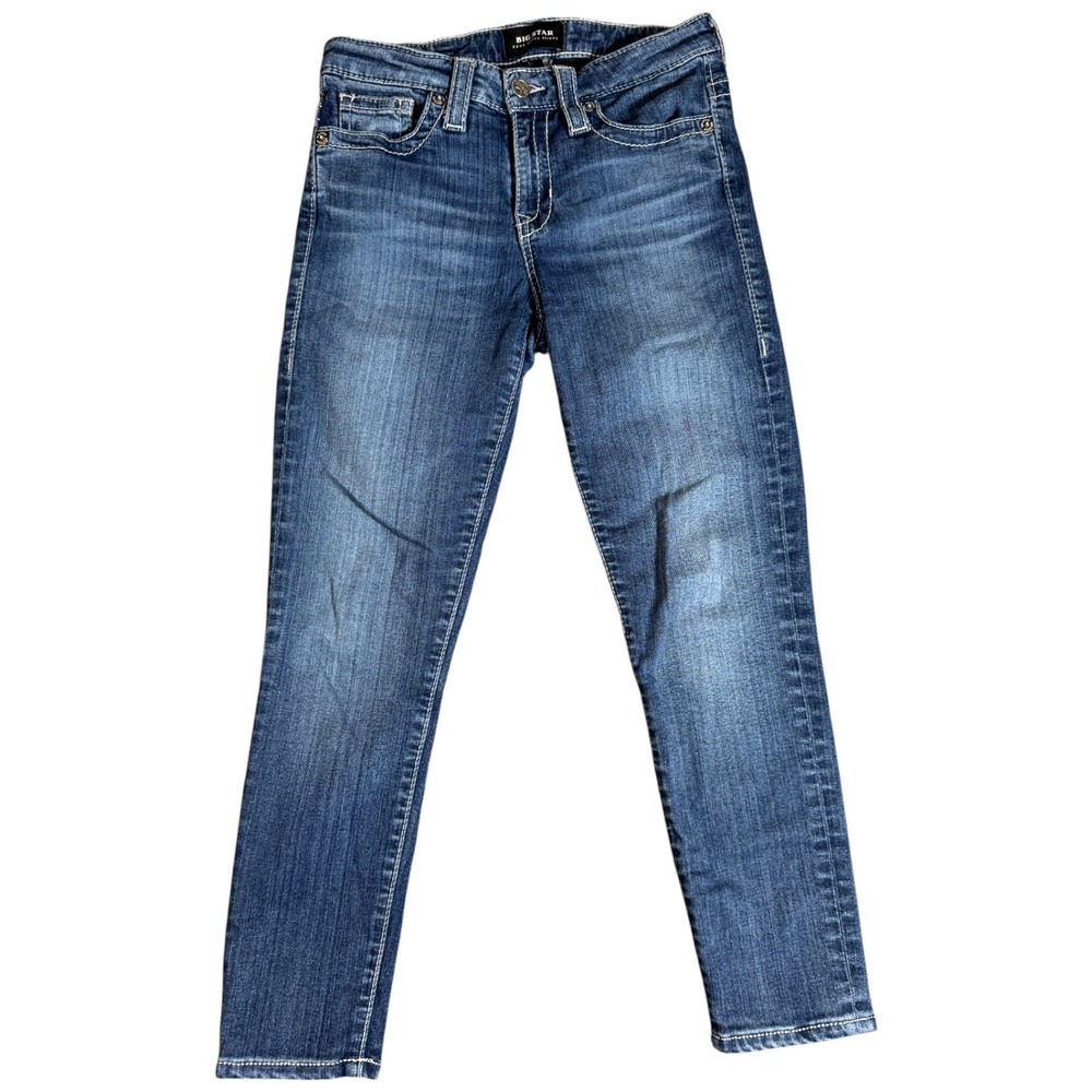 Big Star Vintage Jeans 26x24 High Rise Dana Curvy Skinny Stretch Jean BKE Denim